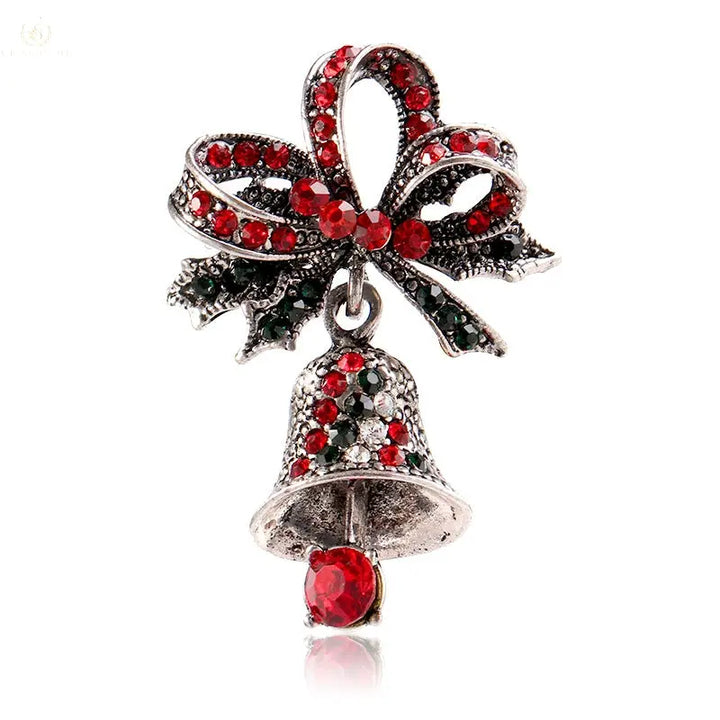 Creative holiday brooch bell brooch Crystalstile