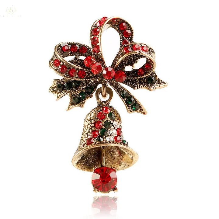 Creative holiday brooch bell brooch Crystalstile