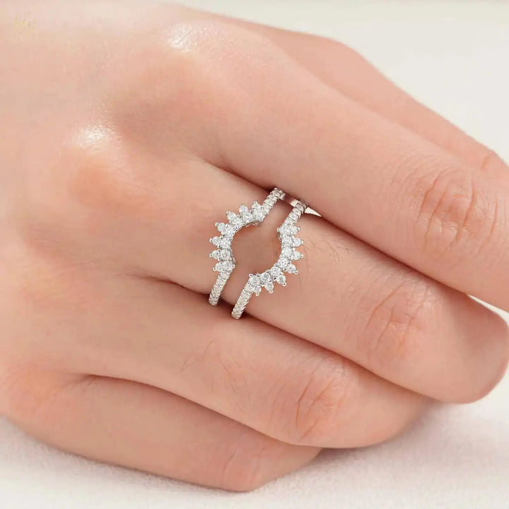 Dainty Sunflower Ring Enhancer Crystalstile