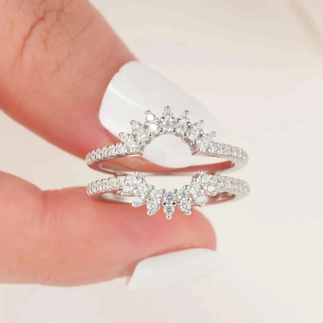 Dainty Sunflower Ring Enhancer Crystalstile