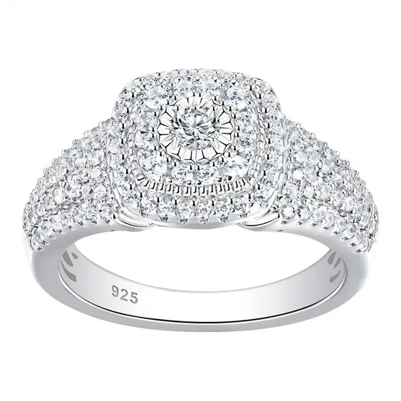 Engagement Ring For Women Classic Wedding Jewelry - Crystalstile