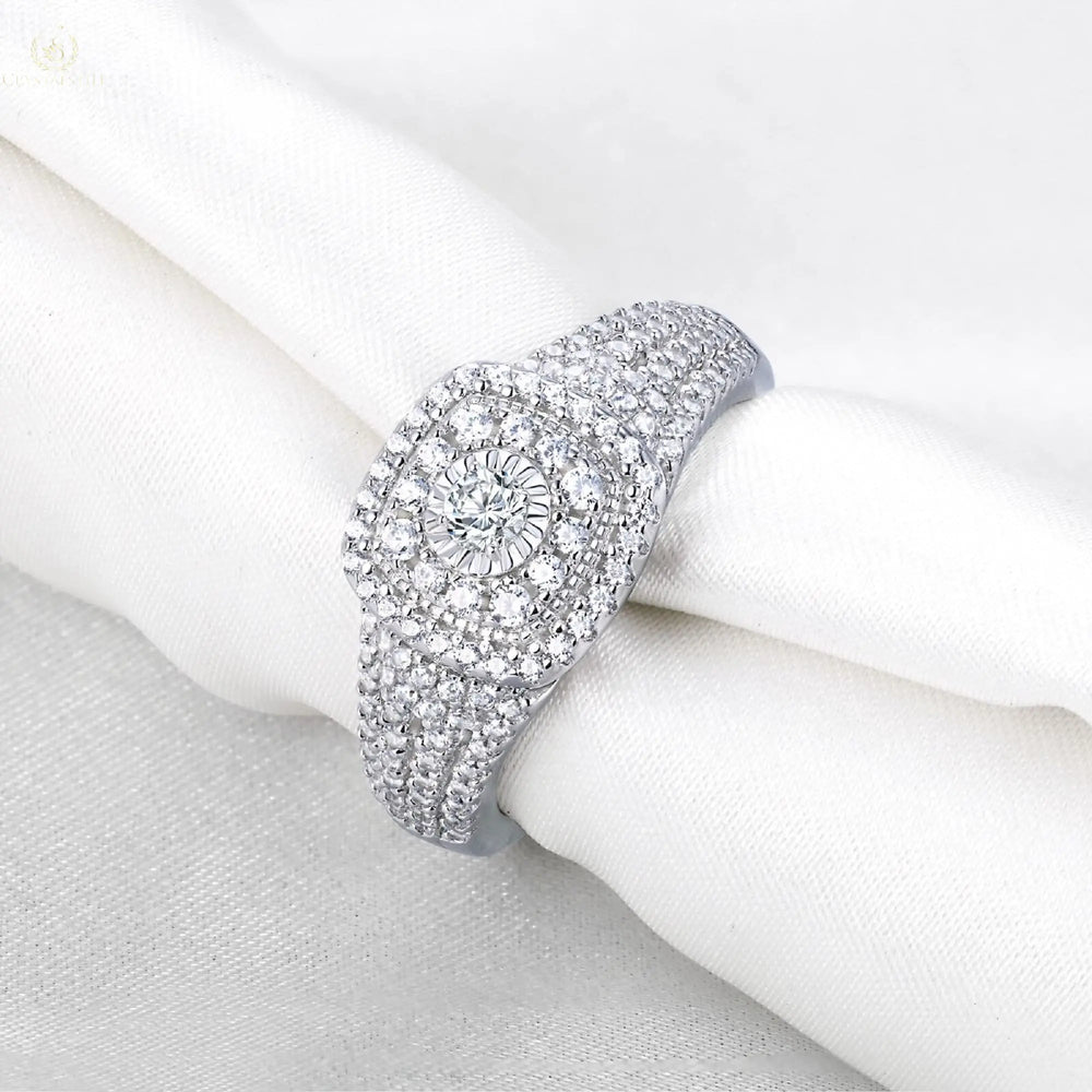 Engagement Ring For Women Classic Wedding Jewelry - Crystalstile