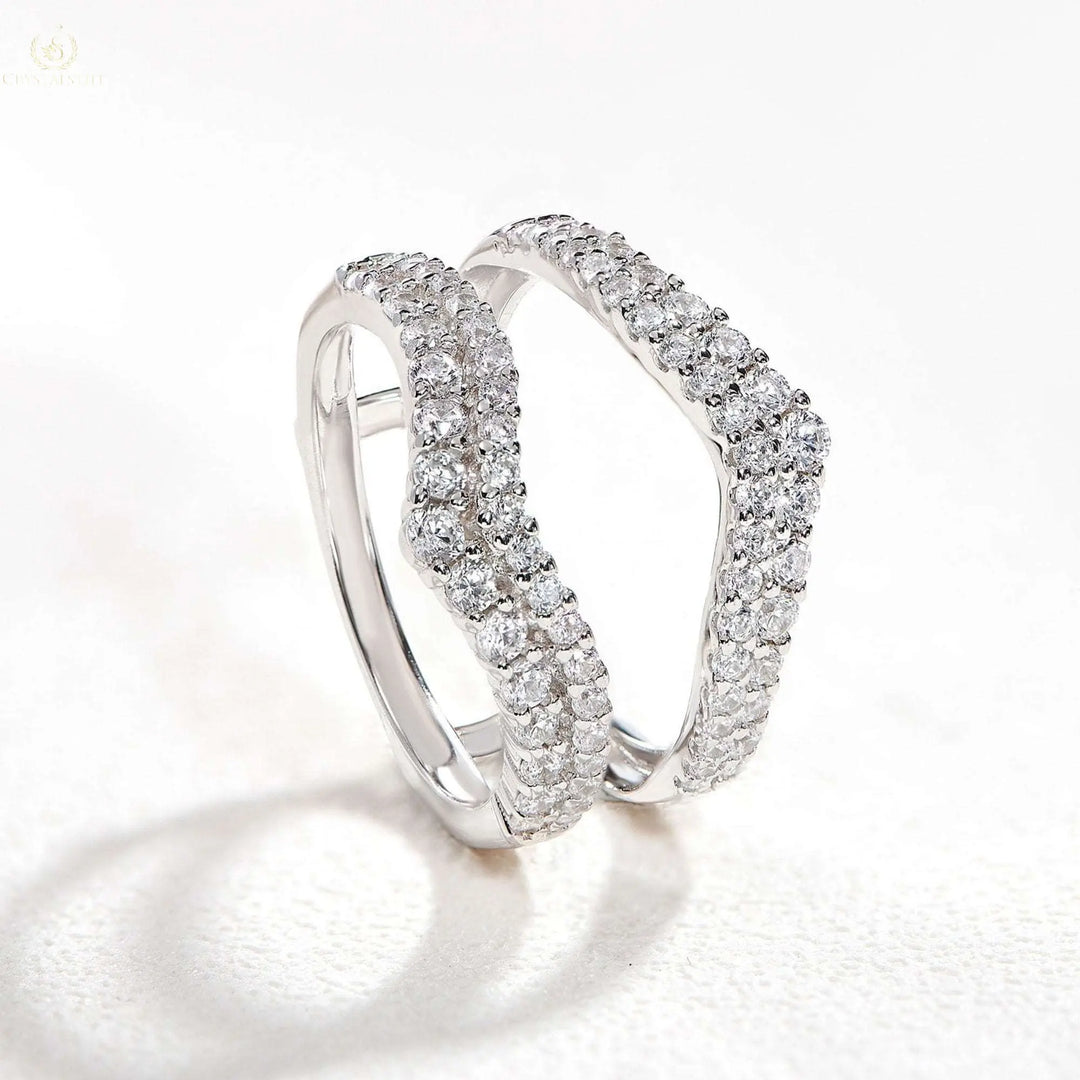 Enhancer for Women Wedding Band - Crystalstile