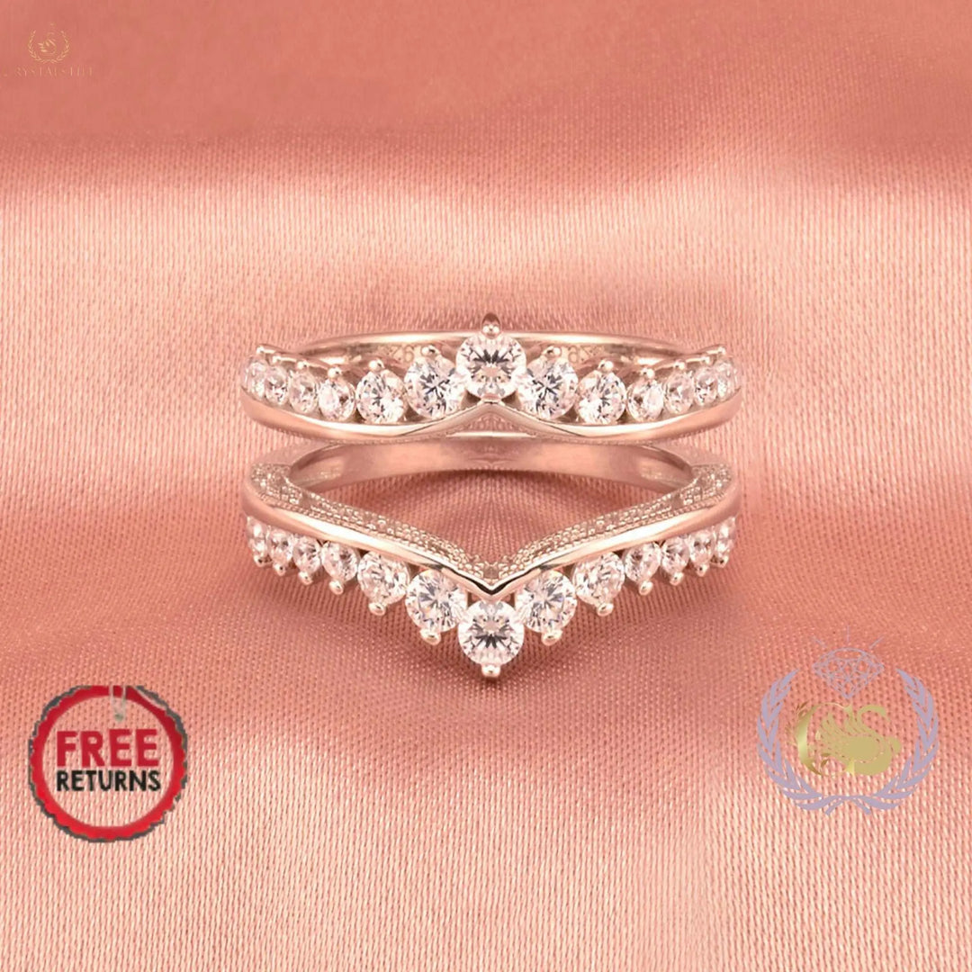 Enhancer for Women Wedding Band - Crystalstile