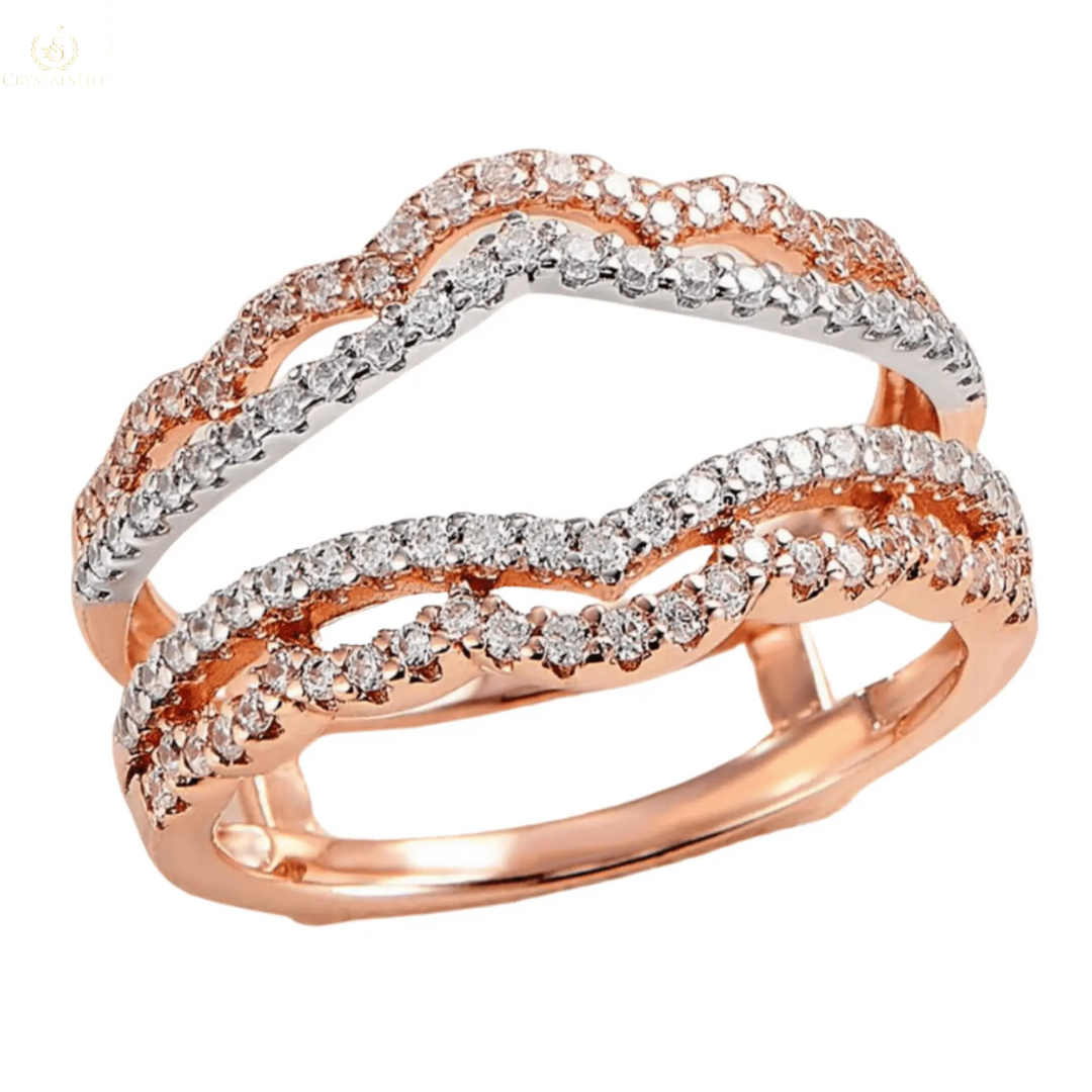 Enhancer for Women Wedding Band Crystalstile