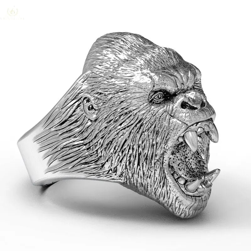 Punk Cool Men's Classic Gorilla Rings - Crystalstile