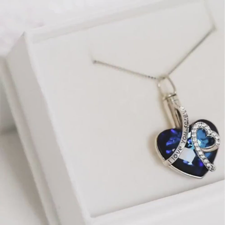 Urn Necklace Cremation Always in My Heart Jewelry Ashes Pendant
